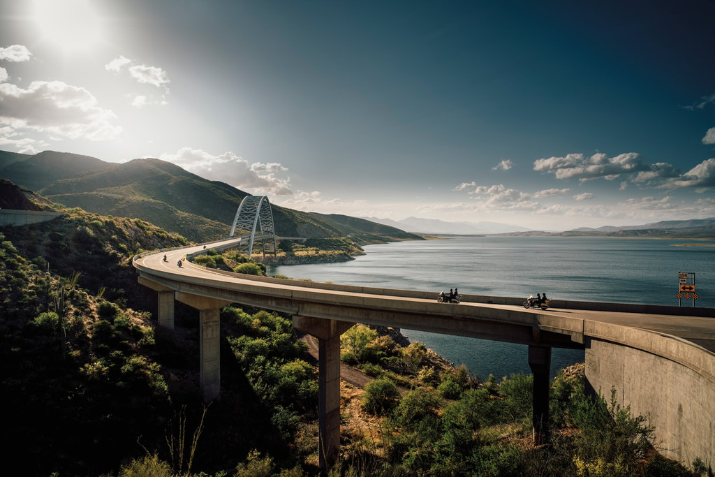 La route des vacances en moto